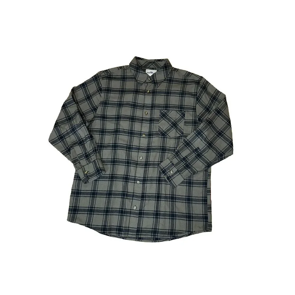 Northeast Outfitters Tartan Flannel Long Sleeve‎ Button Shirt Mens Size XL